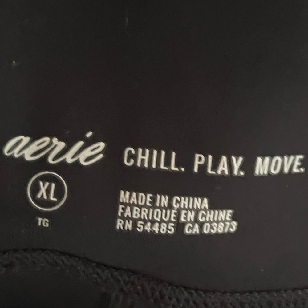 Aerie black 7/8 leggings XL - Picture 3 of 8